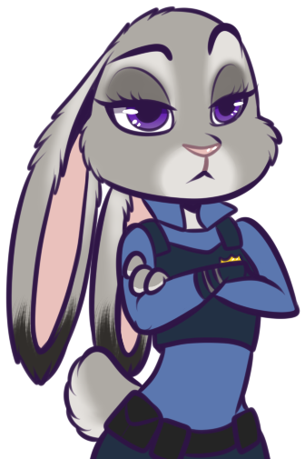 Patreons Voted, They Wanted Judy Hopps Stickers March - Cartoon (512x512)