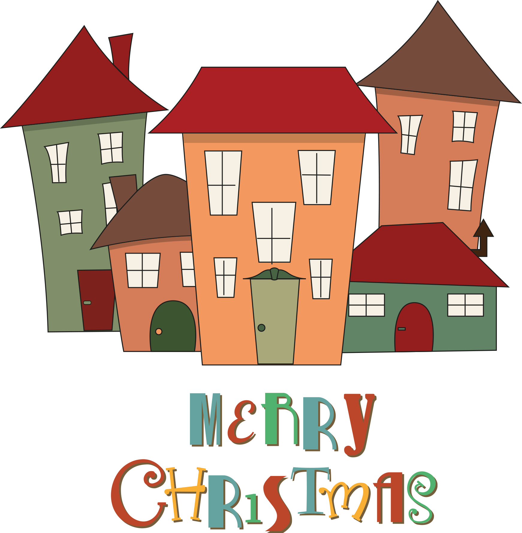 House Euclidean Vector - Hình Ảnh Hoạt Hình Tòa Nhà (1742x1776)