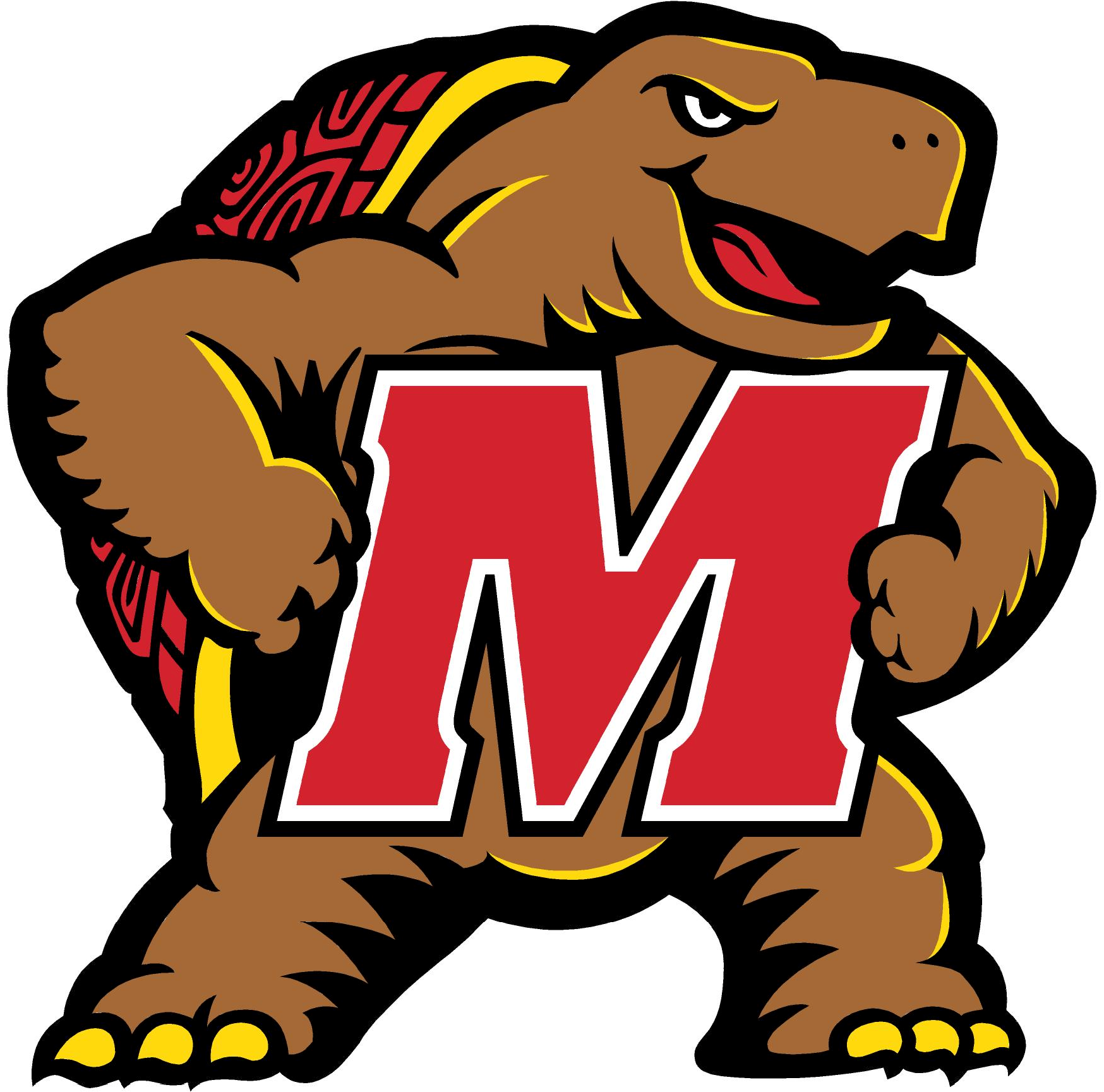 University Of Maryland Fear The Turtle - University Of Maryland Mascot (1748x1729)