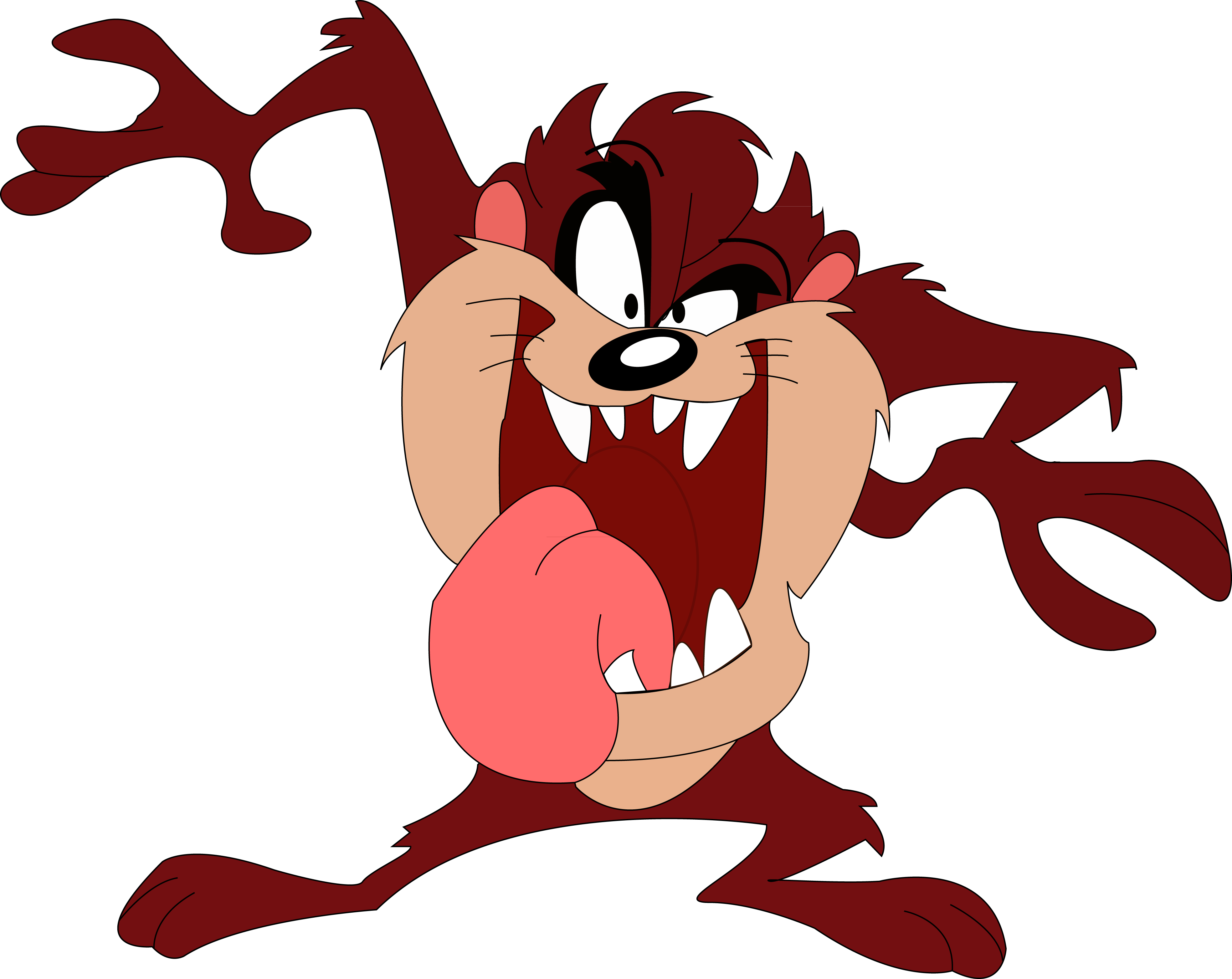 Tasmanian Devil Platypus Clip Art - Tasmanian Devil Cartoon (3936x3128)