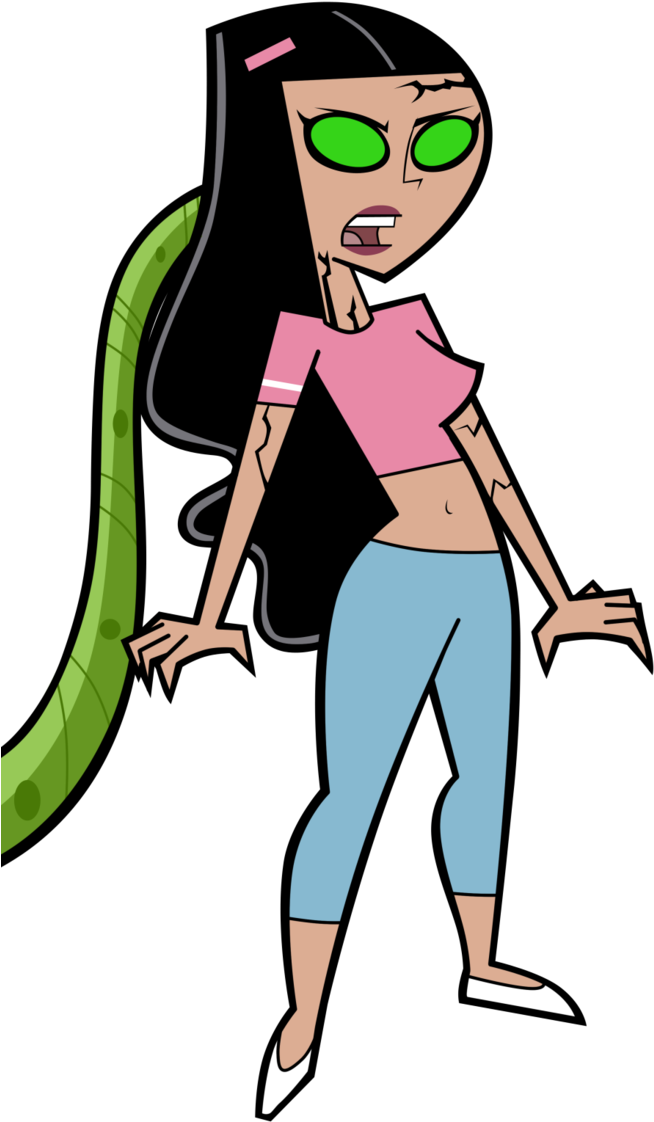 Urban Jungle Dp Vegetized Zombies - Danny Phantom Paulina Possessed (681x1174)