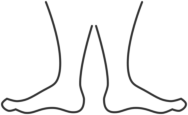 Person Feet, Foot, Pies, Man, Person - Feet Black And White Png (640x390)