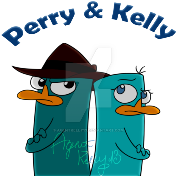 Perry And Kelly By Agentkelly13 - Perry The Platypus (600x608)