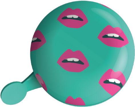 Urban Proof Jumbo Ding Dong Bicycle Bell, Raindrops (480x378)