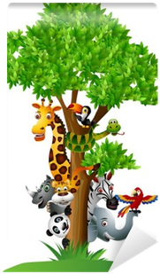 Fotomural Diversos Safari Animales Divertidos Dibujos - Extreme Animal Designs To Color A Coloring Book (400x400)