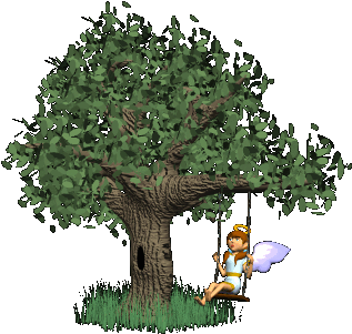 Gifs Animados De Arboles, Parte - Trees On The Wind Transparent Gif (338x390)