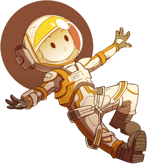 Astronaut Clip Art - Cartoon (555x604)