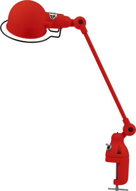 Select This Configuration - Signal 1-arm Clamp Lamp - Si312 - Black, Glossy (433x609)