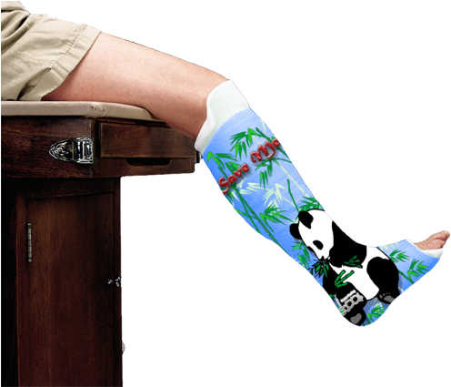 Simple, It's An “orthopedic Cast Tattoo,” “cast Art,” - Cast Tattoos (502x424)