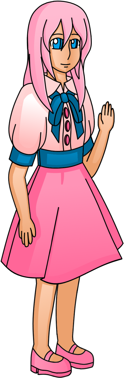 Pinkgirl234 By Marcia-mayflower - Digital Art (523x1527)