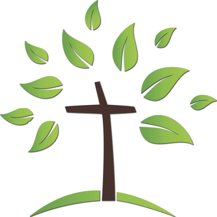 The Leaves Represent The Growth That God Brings When - Cross (900x898)