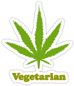 Weed Symbol Png Red Weed Leaf Png Vegetarian Pot Leaf - Side Effects Of Kush (375x360)