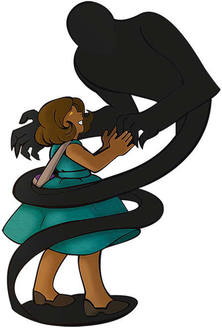 Shadow Grabber - Cartoon (529x755)