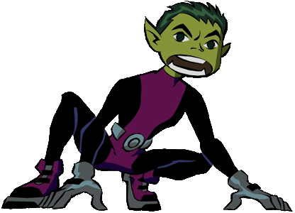 My Favorite Character Is Beast Boy The Person Who Does - Teen Titans Beast Boy Cartoon (416x300)