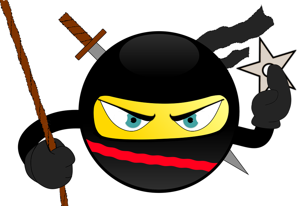 Computer Ninja Cliparts 10, Buy Clip Art - Smiley Ninja (1280x882)