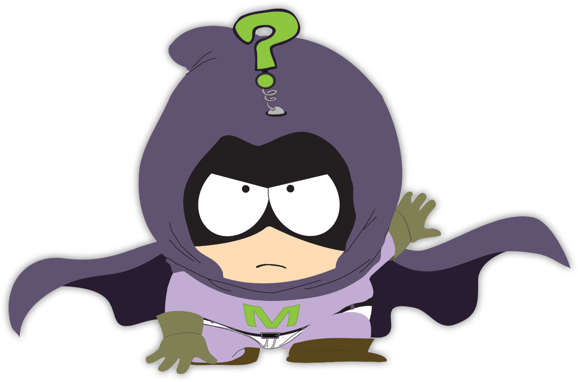 Spfbw-mysterion - South Park Mysterion Png (1300x1000)