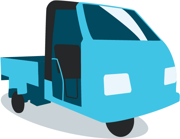 Blowhorn Mini-trucks On Hire In - Illustration (637x481)