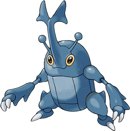 Heracross Charges In A Straight Line At Its Foe, Slips - Pokemon Heracross (475x475)
