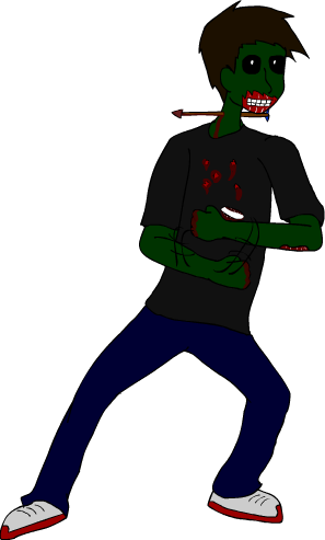 Zombie Jamboree By Johnnywhoa - Cartoon (297x493)