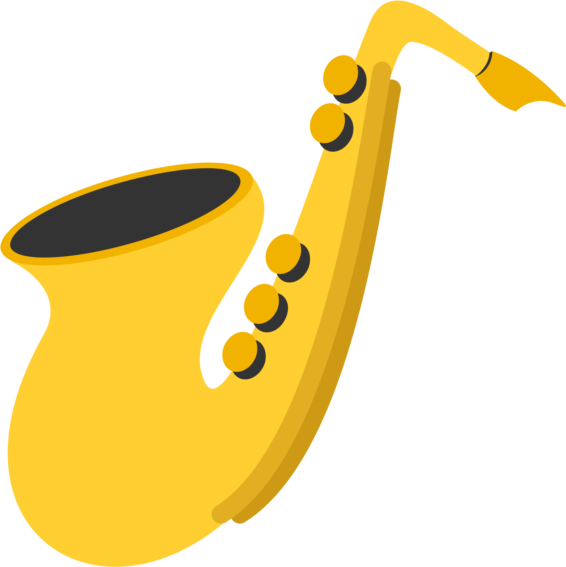 Jazz Saxophone Cliparts 28, Buy Clip Art - Sax Emoji (2000x2000)