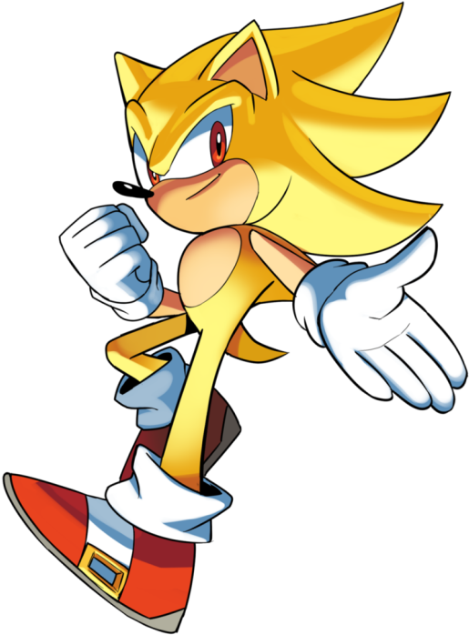 Super Sonic - Super Sonic The Hedgehog (540x709)