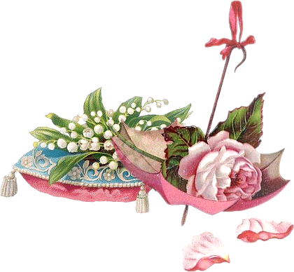 سكرابز ازهار 3dlat - Lilies Of The Valley Greeting Cards (pk (420x388)