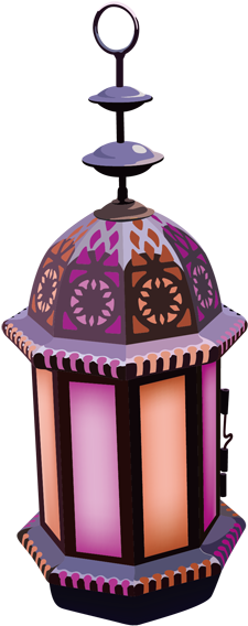 أجمل سكرابز فوانيس رمضان - Ornament Islamic Vector Png (266x600)