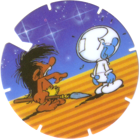 Jam Caps > 81 100 De Smurfen 097 Ruimte Smurf - The Smurfs (500x500)