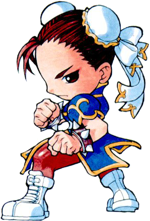 Pocket Fighter Dan - Street Fighter Chun Li (318x460)