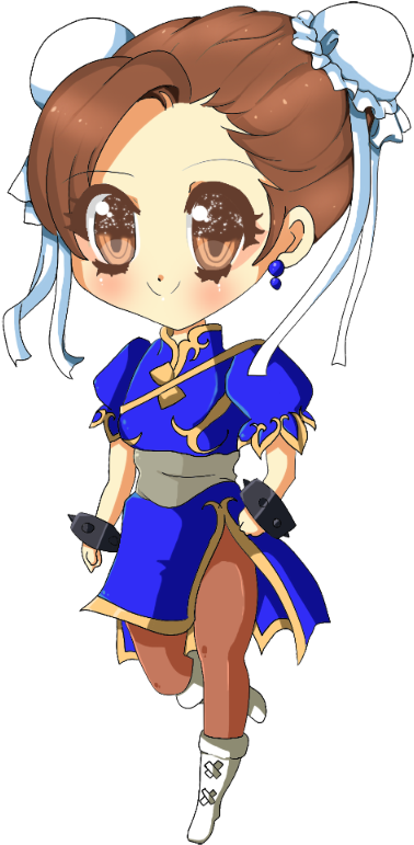 Chibi Chun-li By Yukibean - Chun-li (400x792)