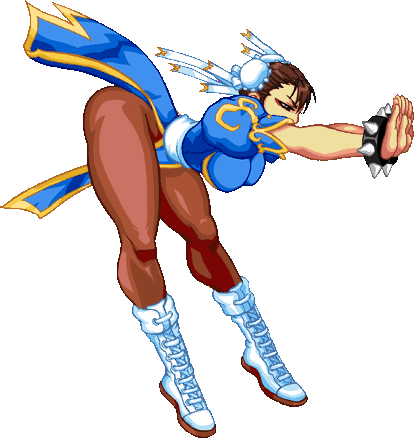 Chun-li By Gabriel444 - Chun Li Super Street Fighter 2 Turbo (414x438)