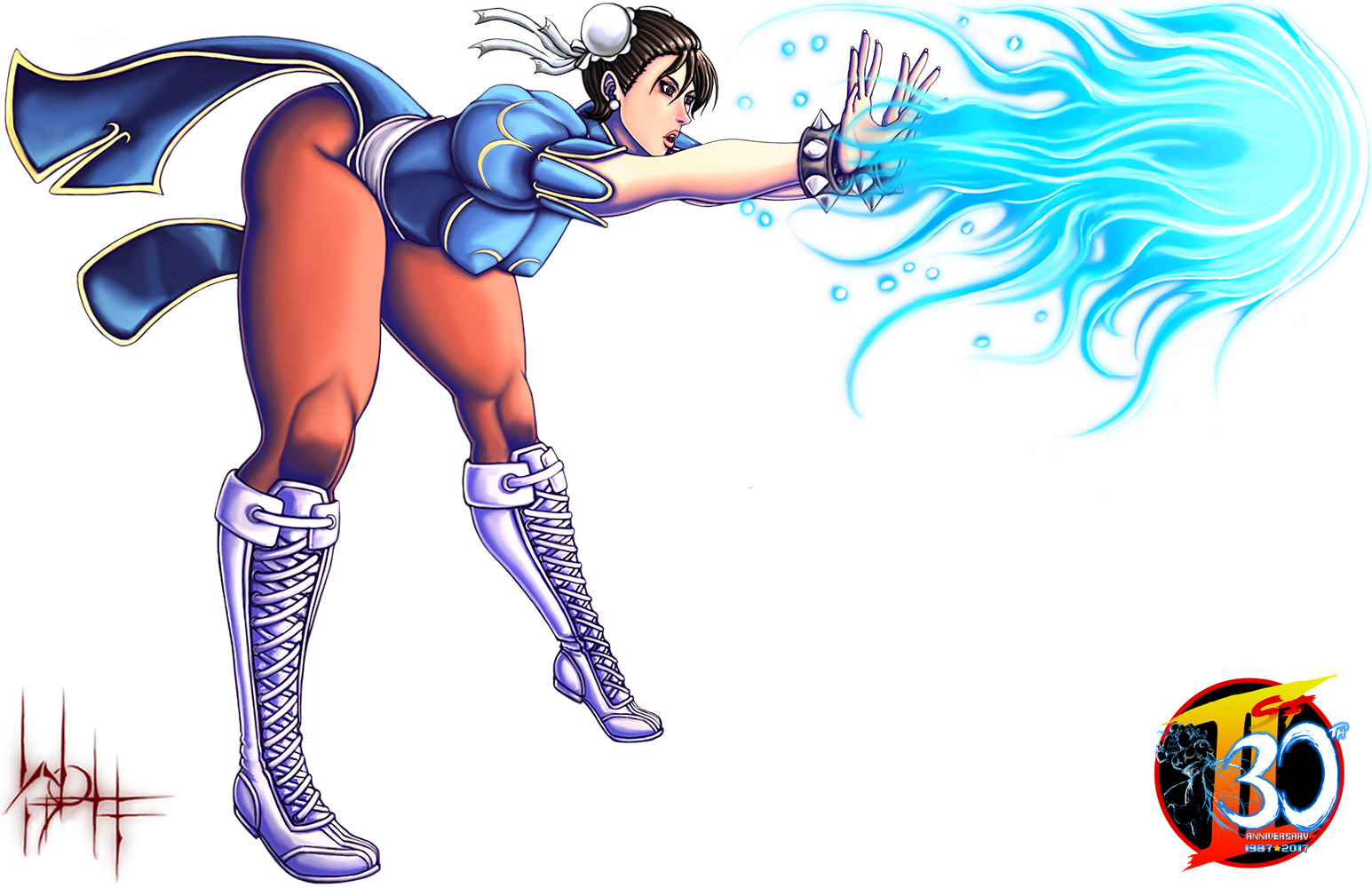 Our Street Fighter 30th Tribute - Chun Li Street Fighter 2 (1545x1000)