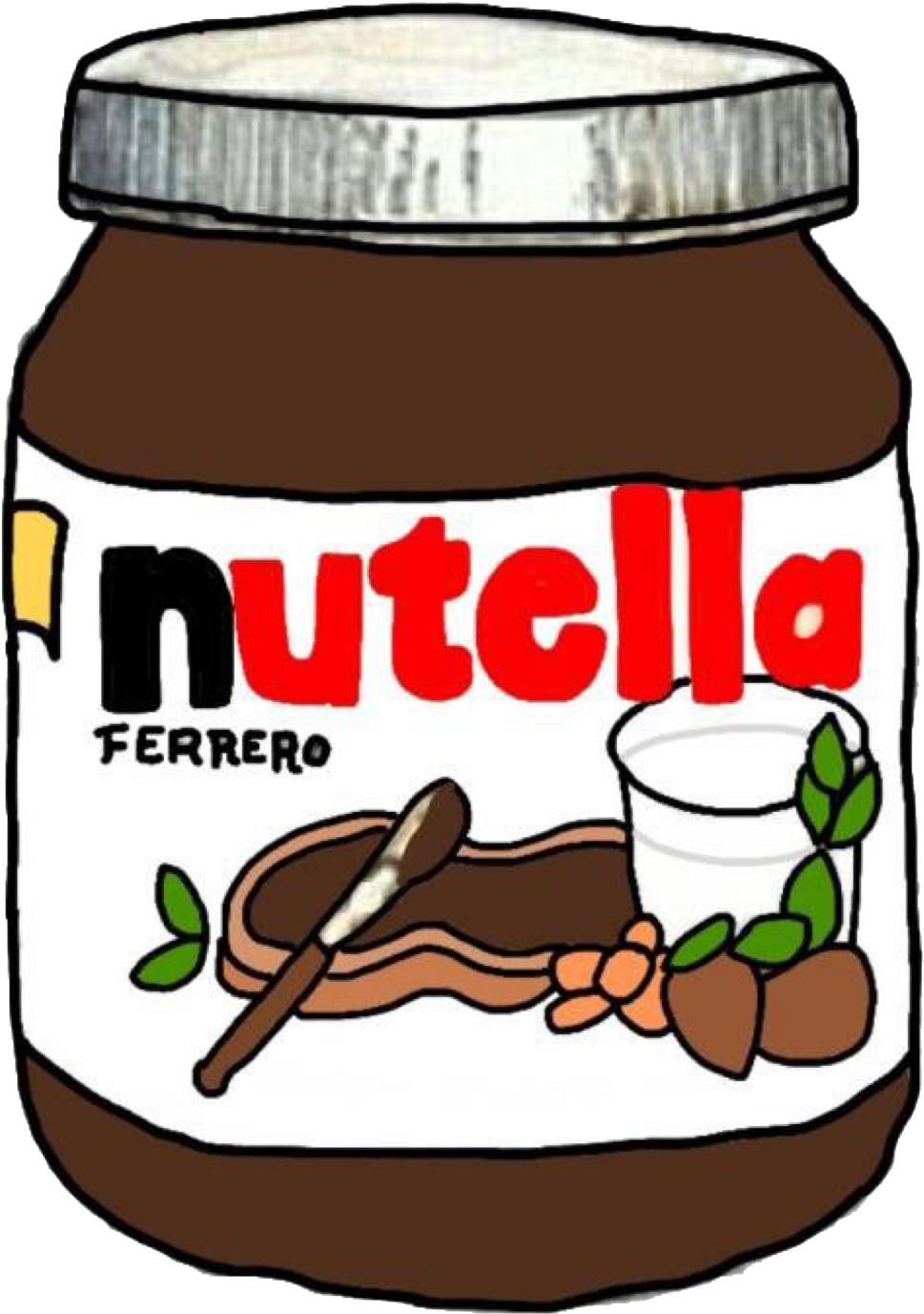 135 Images About Quotes On We Heart It - Nutella Transparent (1024x1426)