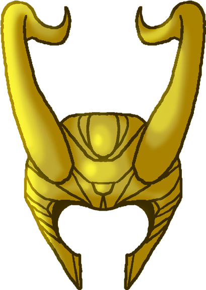 Loki's Helmet By Silveredraincloud - Digital Art (600x600)