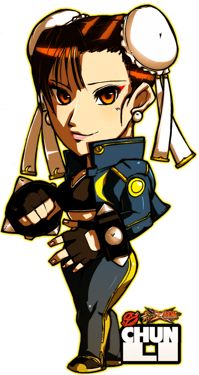 Chibi Chun-li By Rukunetsu - Chun Lee Chibi Png (659x1212)