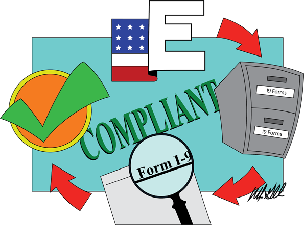 Complying With Form I-9 - Form I 9 (595x442)
