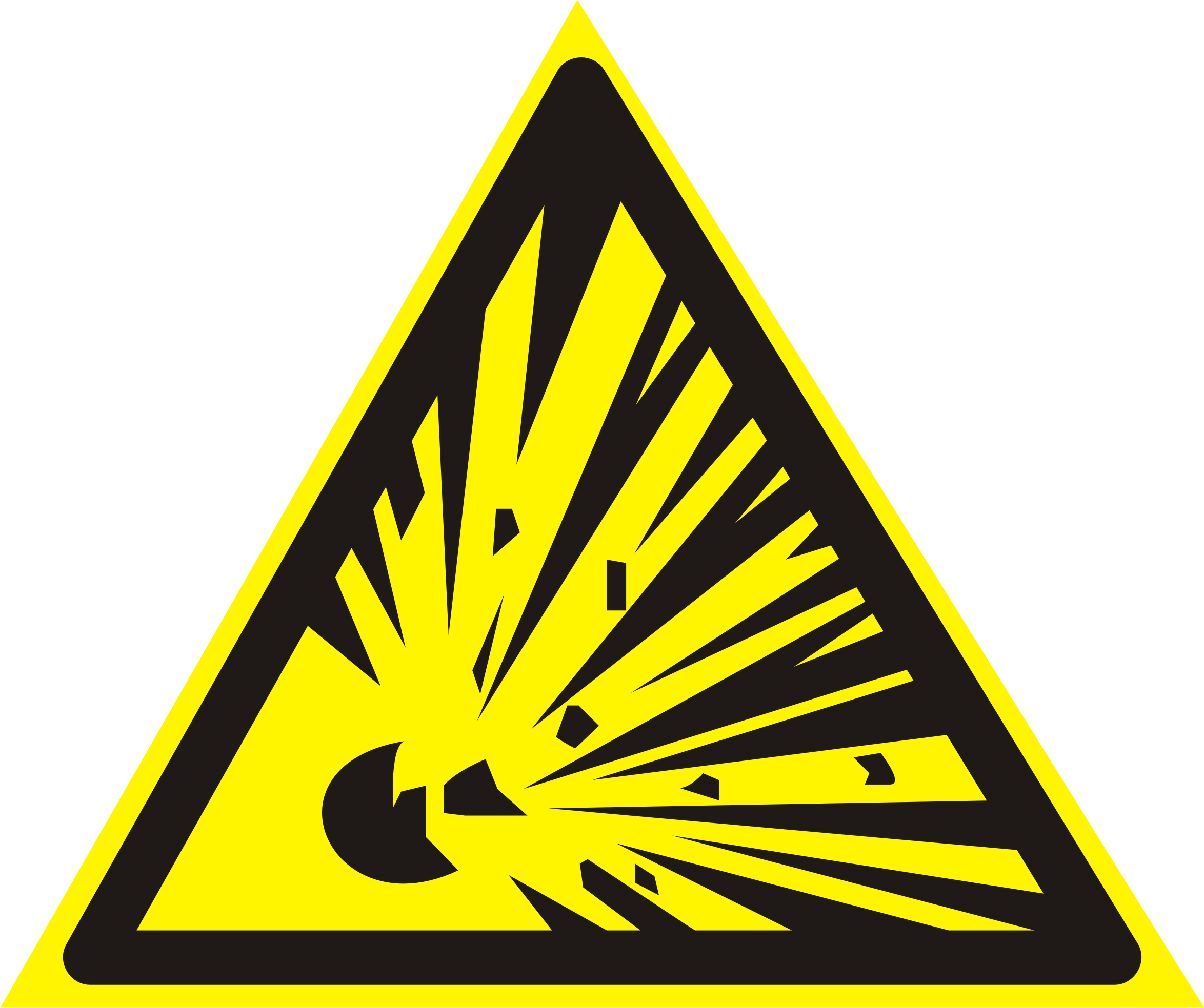 Explosive Symbol - - Explosive Sign Png (2348x1967)