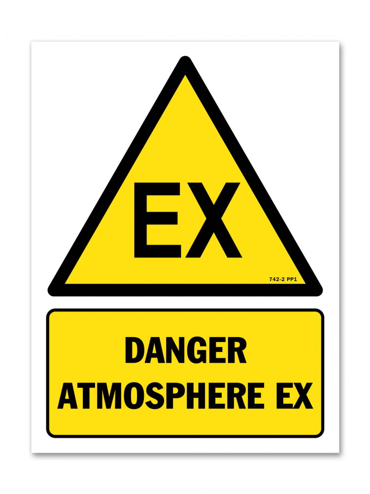 Panneau Danger Picto Atmosphère Explosive - Label, Graphic For Explosive Atmosphere Hazard, 4" (1000x1000)