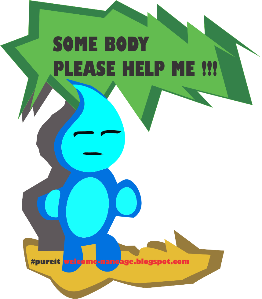 Aku Air, Ingin Protes Kepada Kalian Para Sahabat - Cartoon (858x980)