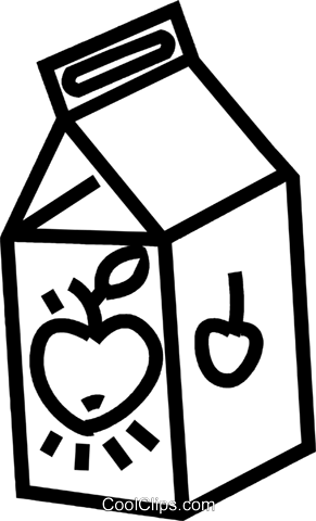 Apple Juice Royalty Free Vector Clip Art Illustration - White (291x480)