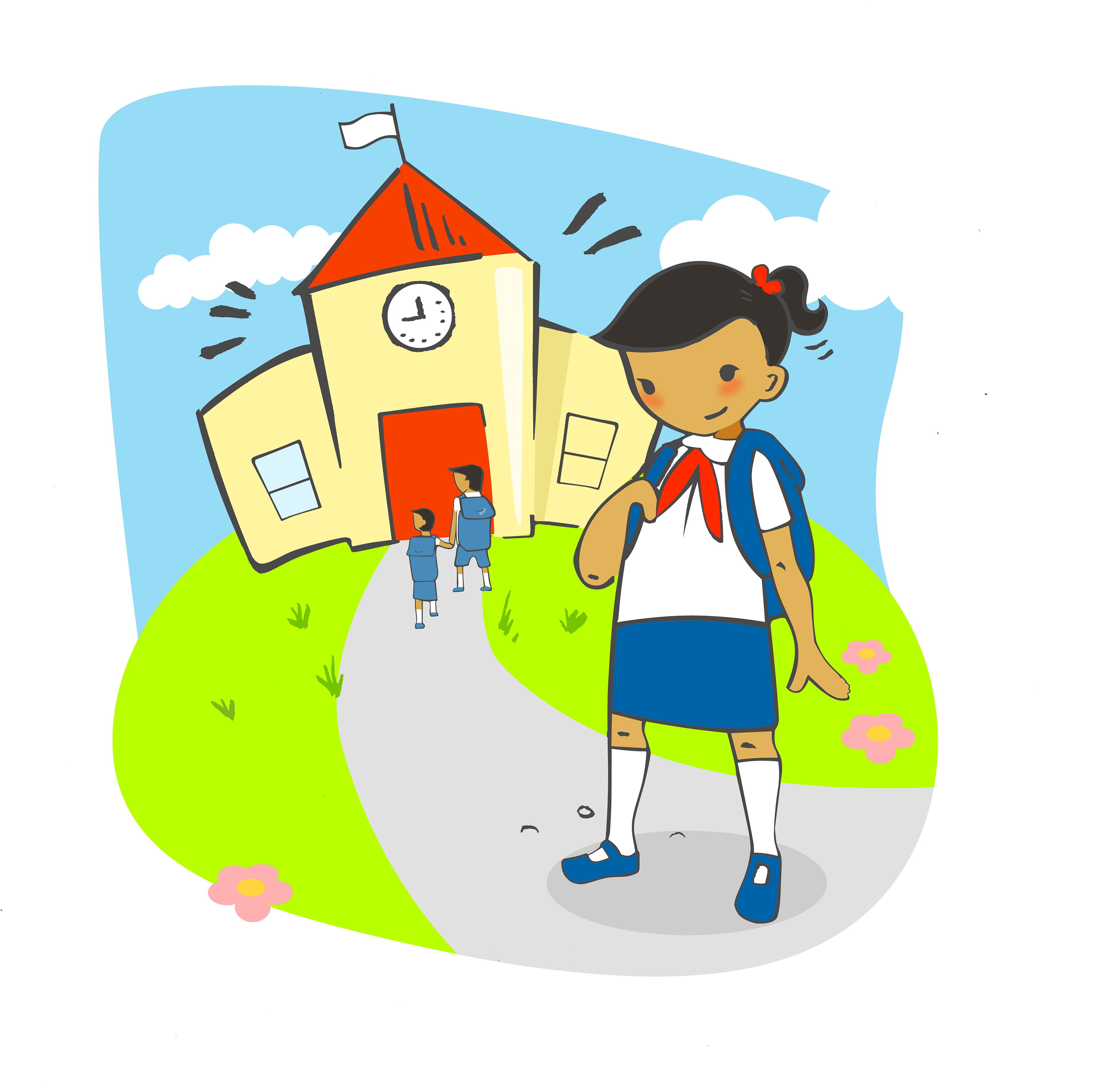 Act To Adapt Is A Physical Game Designed To Help Children - Cartoon (3840x3840)