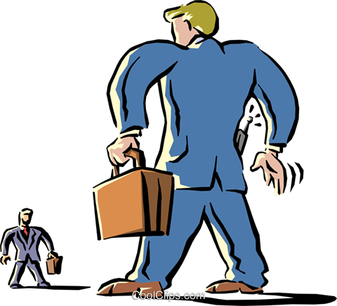 Men One Small Man One Big Man Royalty Free Vector Clip - Big Man Clipart (480x436)