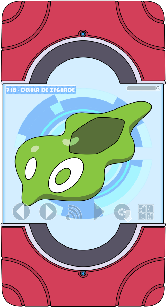 Celula De Zygarde By Adfpf1 - Pokemon El Nucleo De Zygarde (661x1209)
