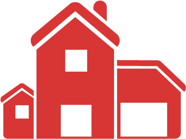 Null - Home Flat Design Png (413x324)