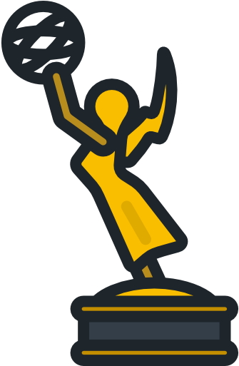 Emmy Free Icon - Emmy Award Clipart (512x512)