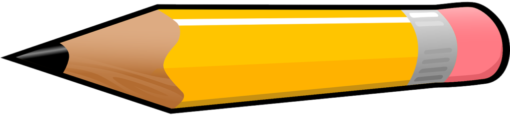 Free Pencil Clipart Clip Art Images And - Pencil Horizontal (1024x512)