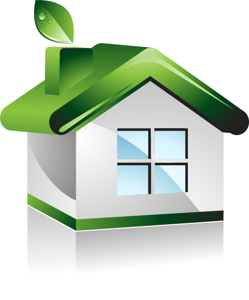 Photovoltaics Electricity Icon - Green Roof Clipart (497x599)