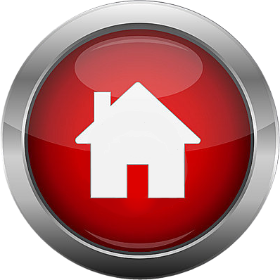 Afterburner Motorsports - - Red Home Button (398x398)