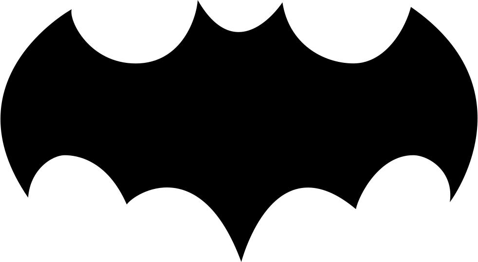 Bat Black Shape With Open Wings Comments - Bat Black Shape With Open Wings Comments (982x538)