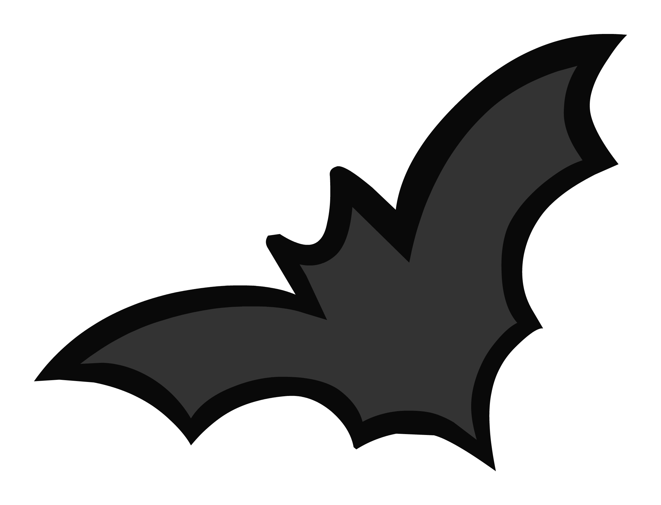 Bat Pin - Png Murcielago (2218x1695)